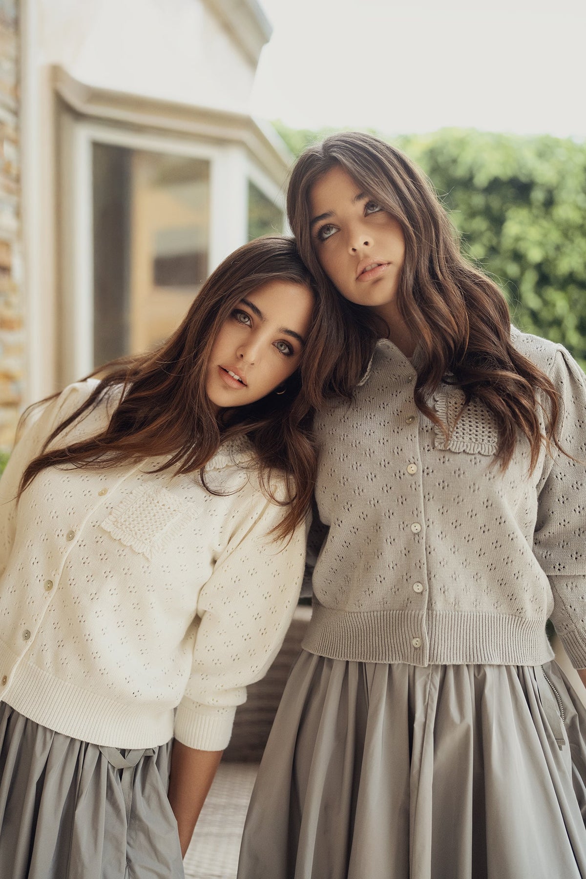 Knit Collar Sweater - Grey - shopndotm - Teen Clothing