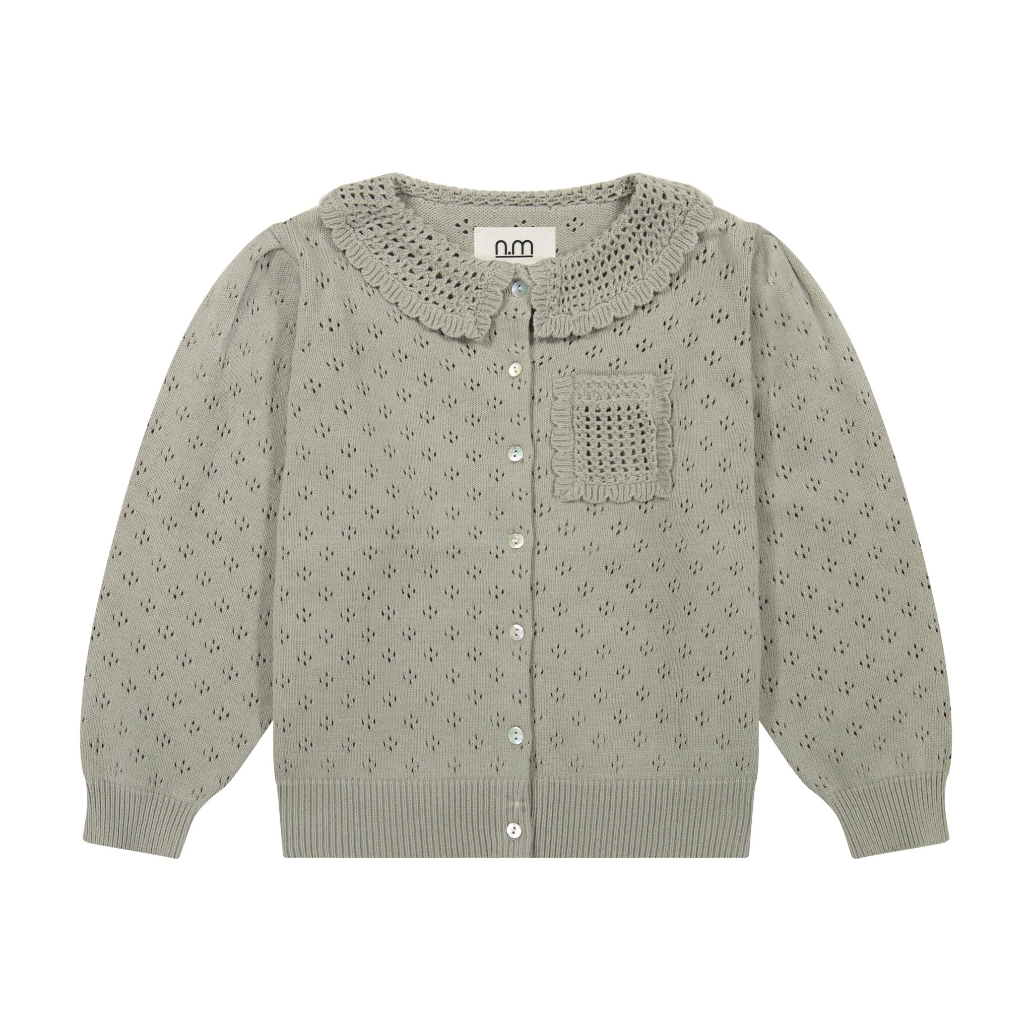 Knit Collar Sweater - Grey - shopndotm - Teen Clothing