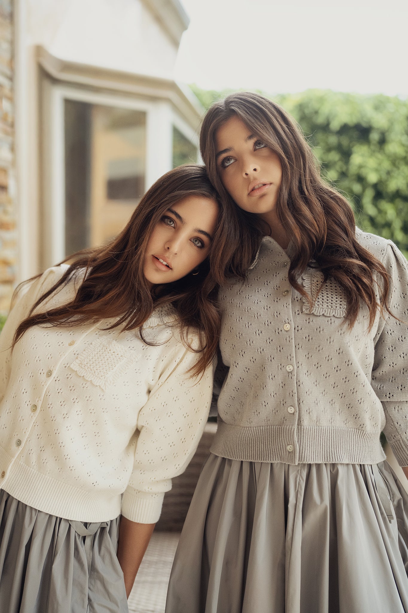 Knit Collar Sweater - White - shopndotm - Teen Clothing