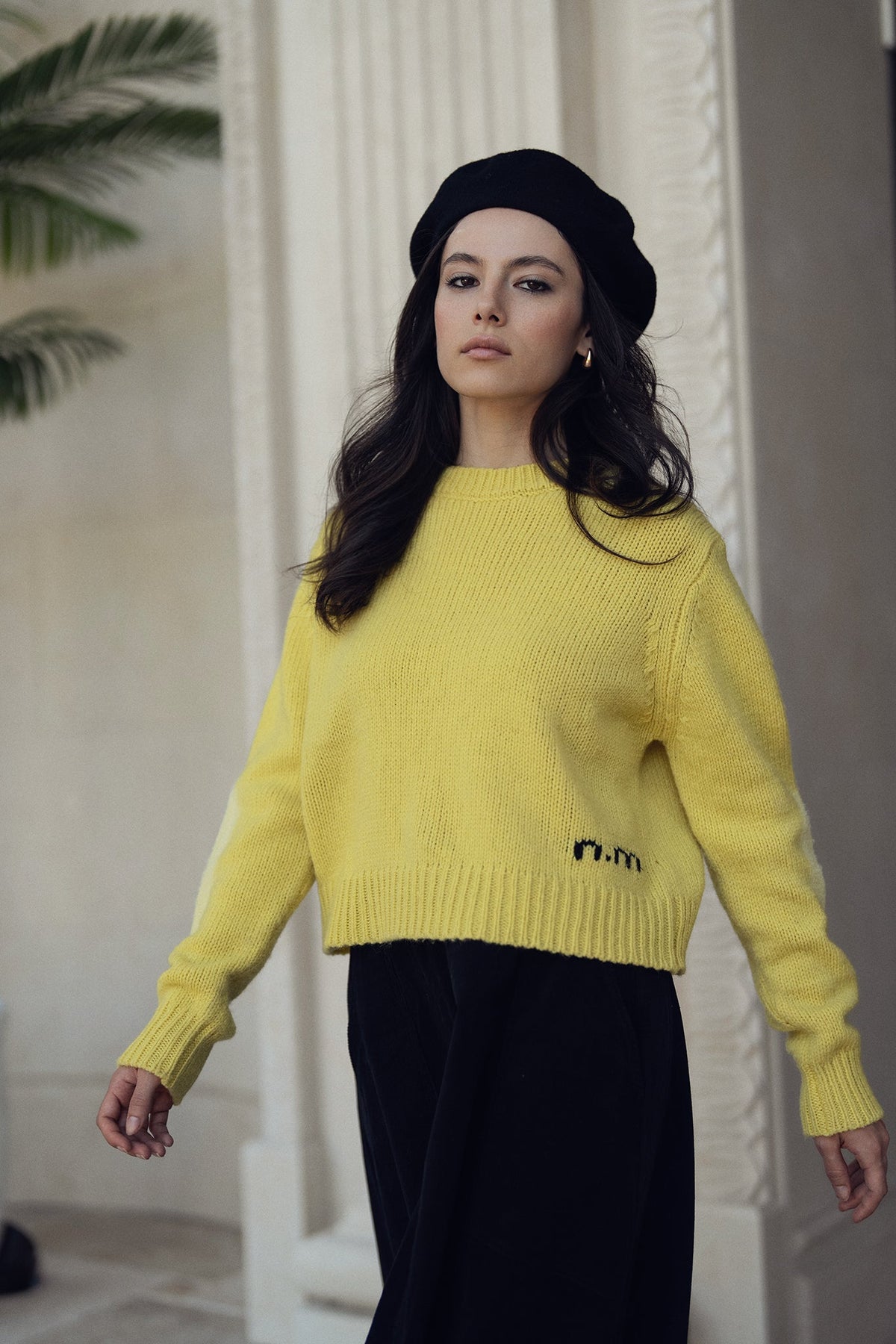 Knit Crewneck Cropped Sweater - shopndotm - Teen Clothing