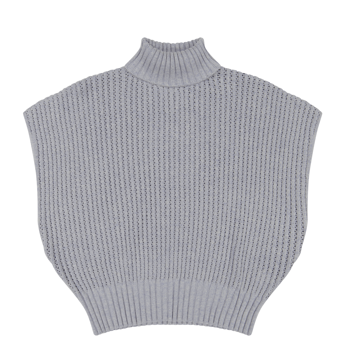 Knit Vest - Slate Blue - shopndotm - Teen Clothing
