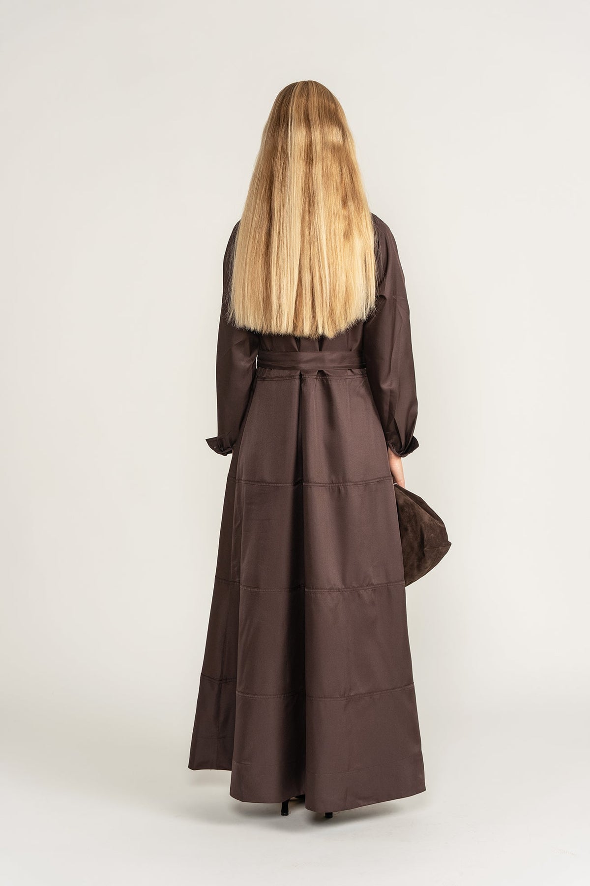 Maxi Dress W Pockets - Brown - shopndotm - Teen Clothing