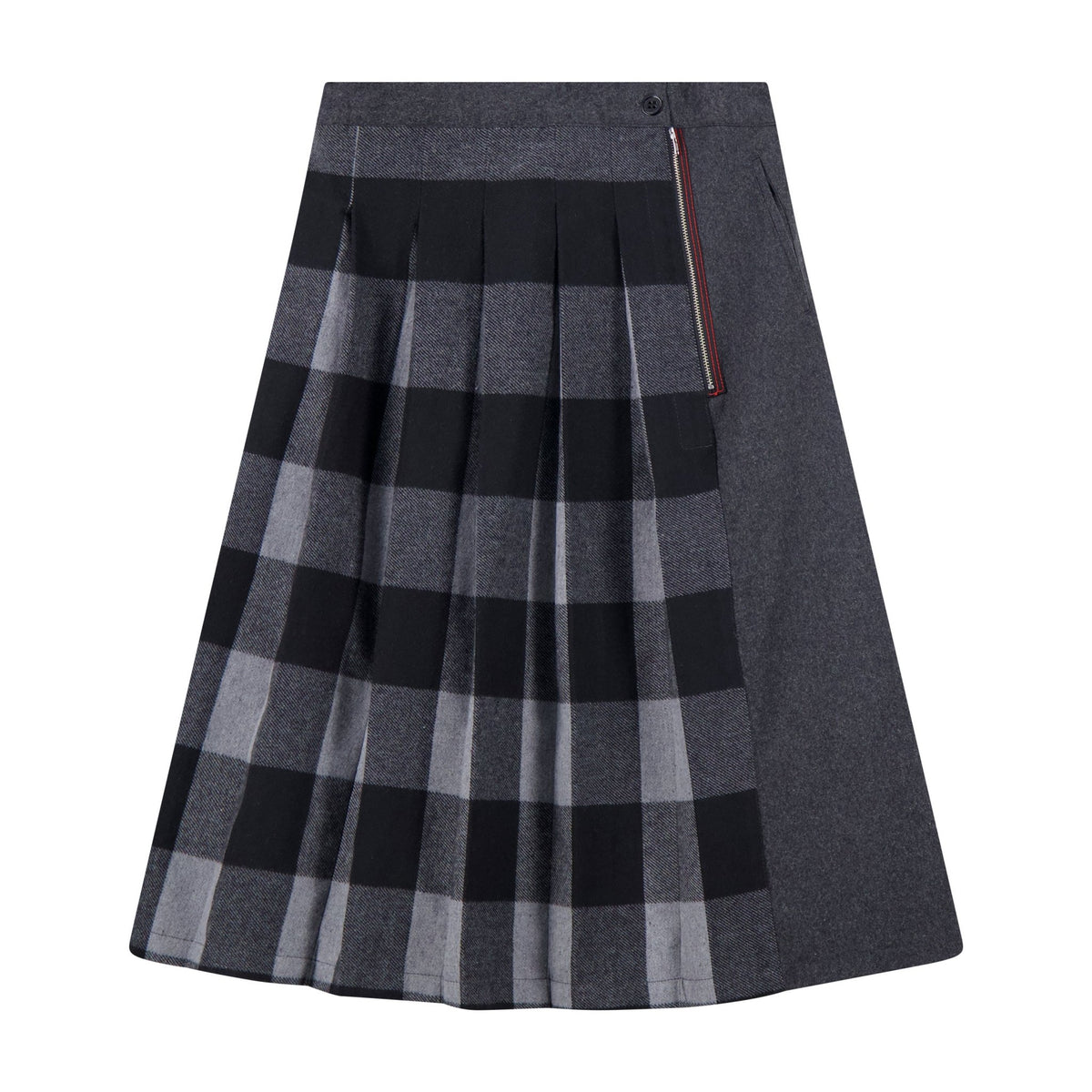 Plaid Pleated Skirt - shopndotm - Teen Clothing