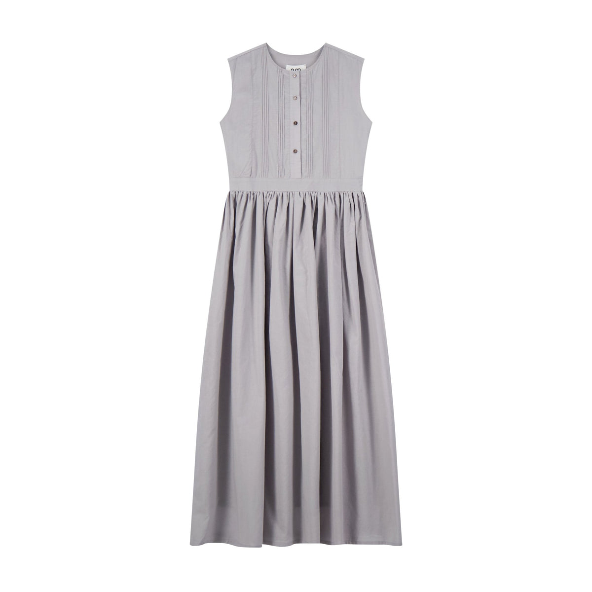 Pleated Sleeveless Maxi - Grey - shopndotm - Teen Clothing