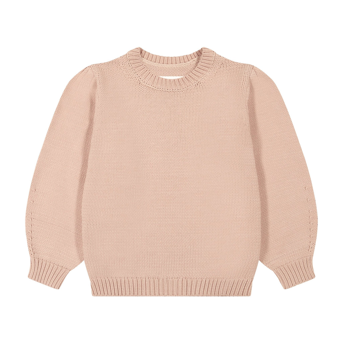 Puff Knit Sweater - Peach - shopndotm - Teen Clothing