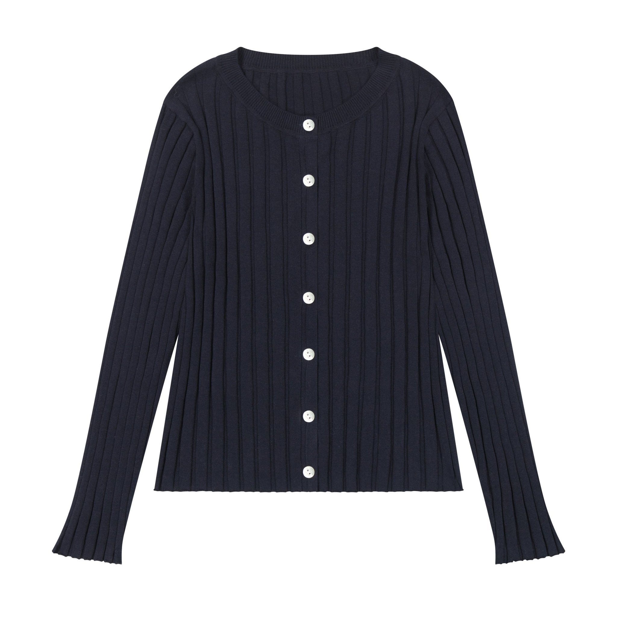 Ribbed Cardigan - shopndotm - Teen Clothing