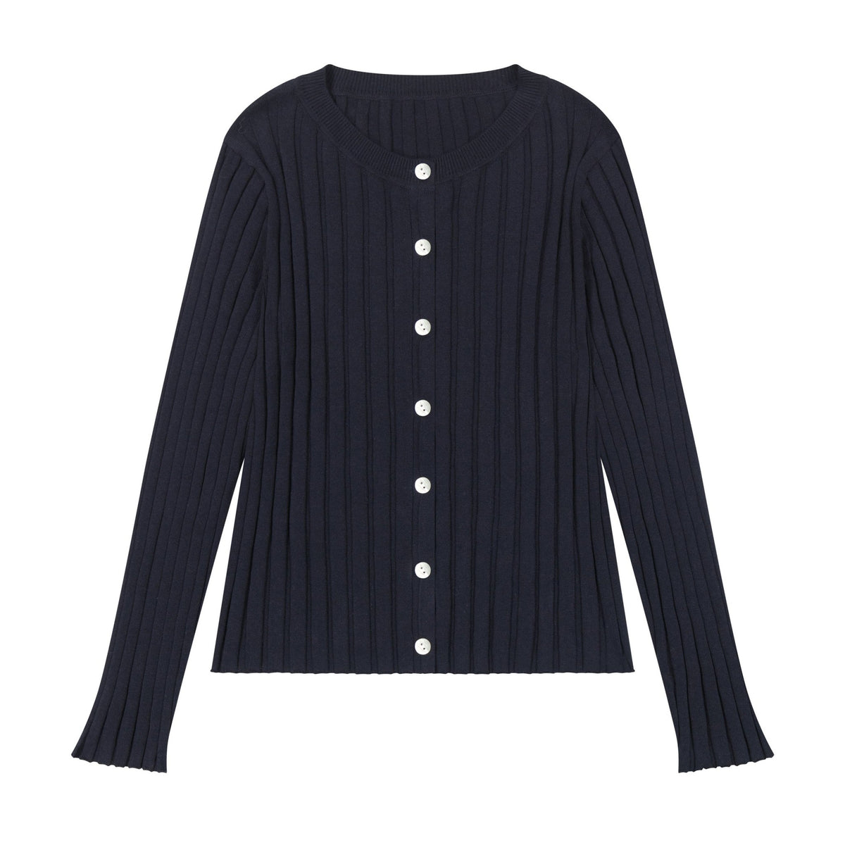 Ribbed Cardigan - shopndotm - Young Adult/Women Clothing