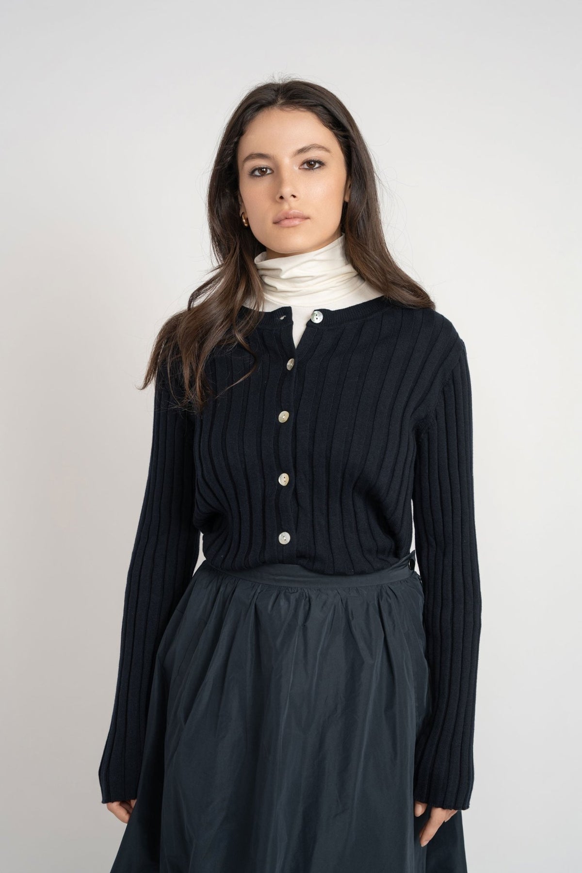 Ribbed Cardigan - shopndotm - Teen Clothing