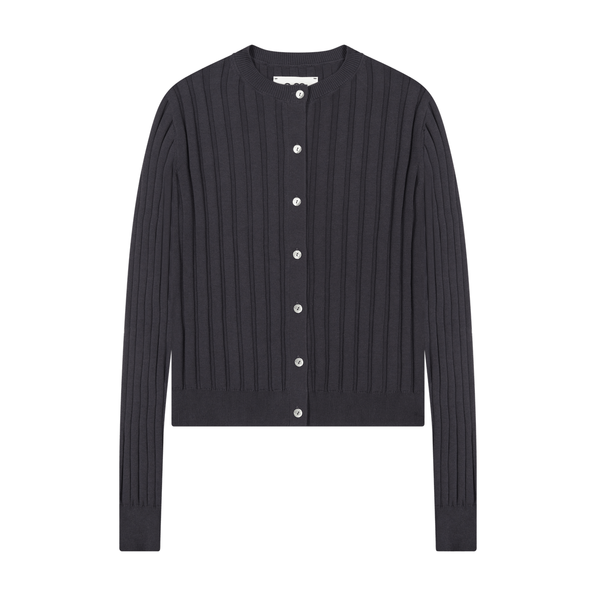 Ribbed Cardigan - Blue - shopndotm - Teen Clothing