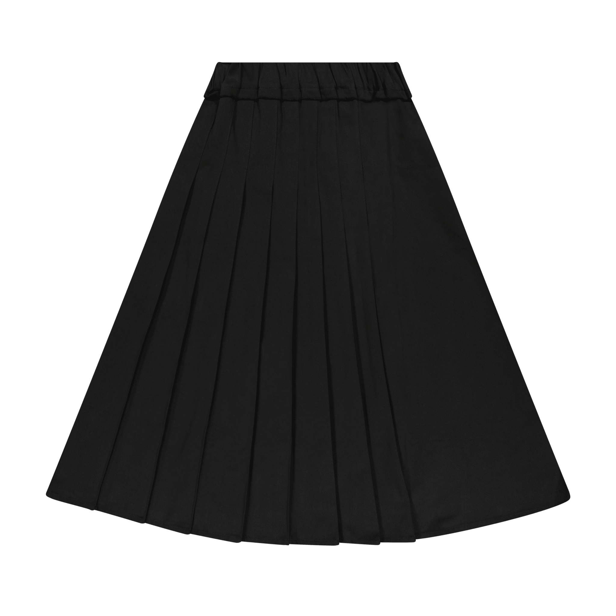 Side Panel Skirt - Black - shopndotm - Teen Clothing
