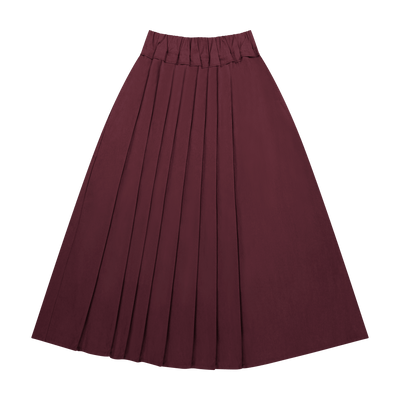 Side Panel Skirt - Burgundy