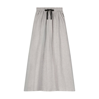 Sierra Linen Maxi Skirt - Grey