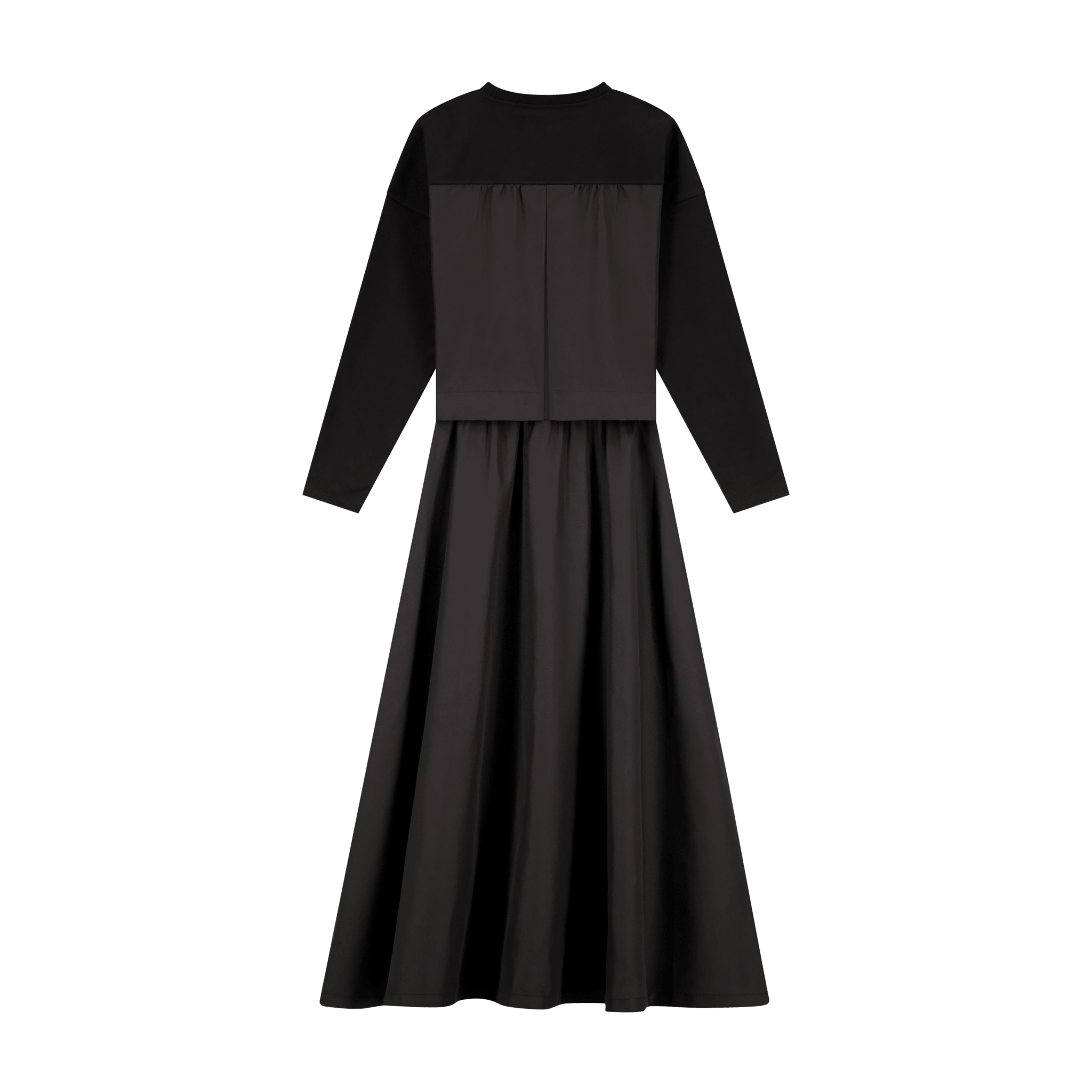 Silk Blend Set - Black - shopndotm - Teen Clothing