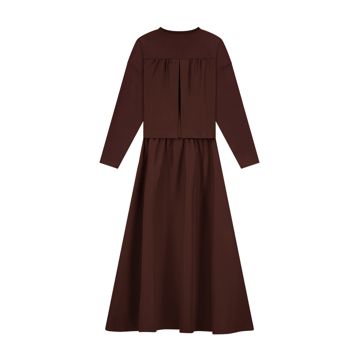 Silk Blend Set - Brown - shopndotm - Teen Clothing