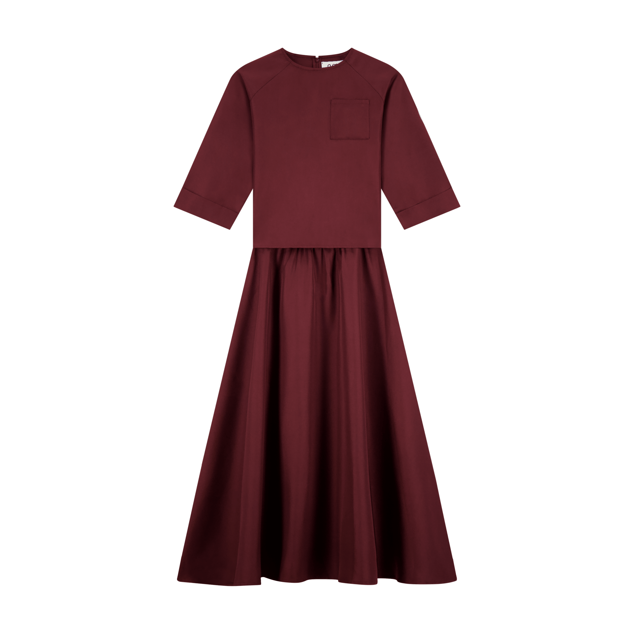 Silky Set - Burgundy - shopndotm - Teen Clothing