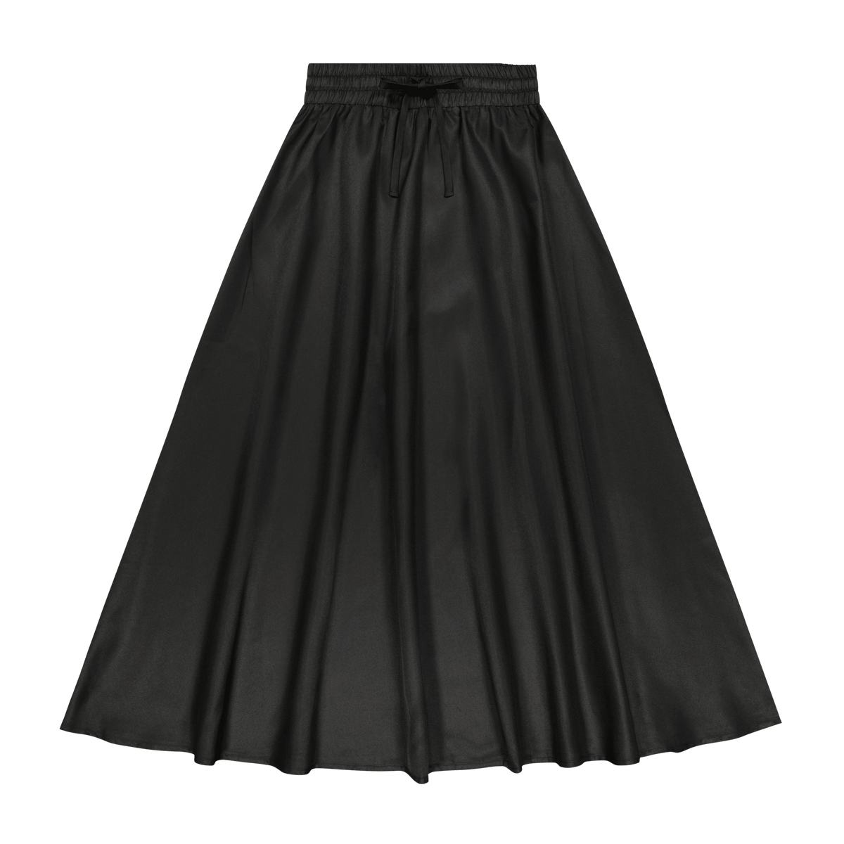 Silky Skirt - Black - shopndotm - Young Adult/Women Clothing