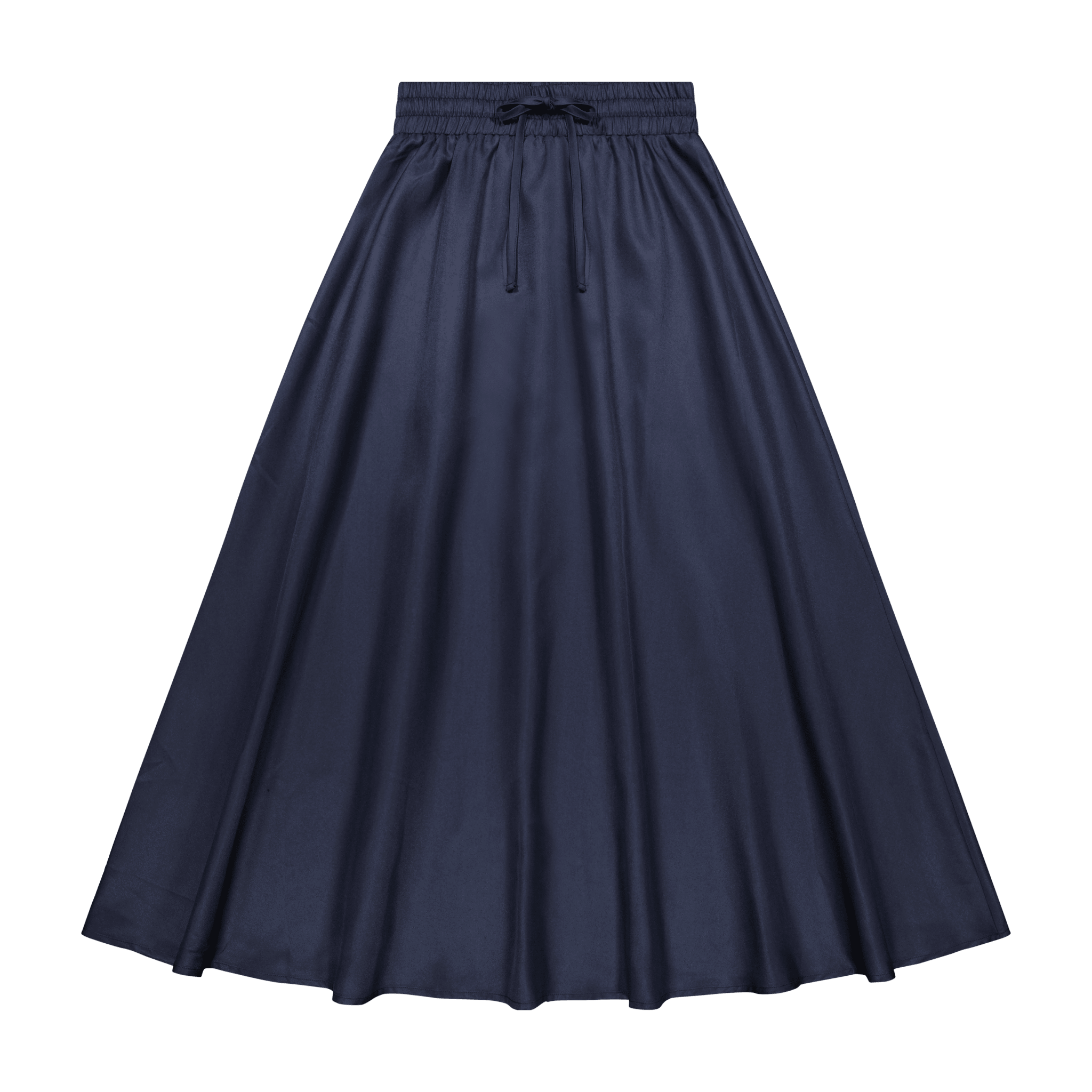 Silky Skirt - Navy - shopndotm - Teen Clothing