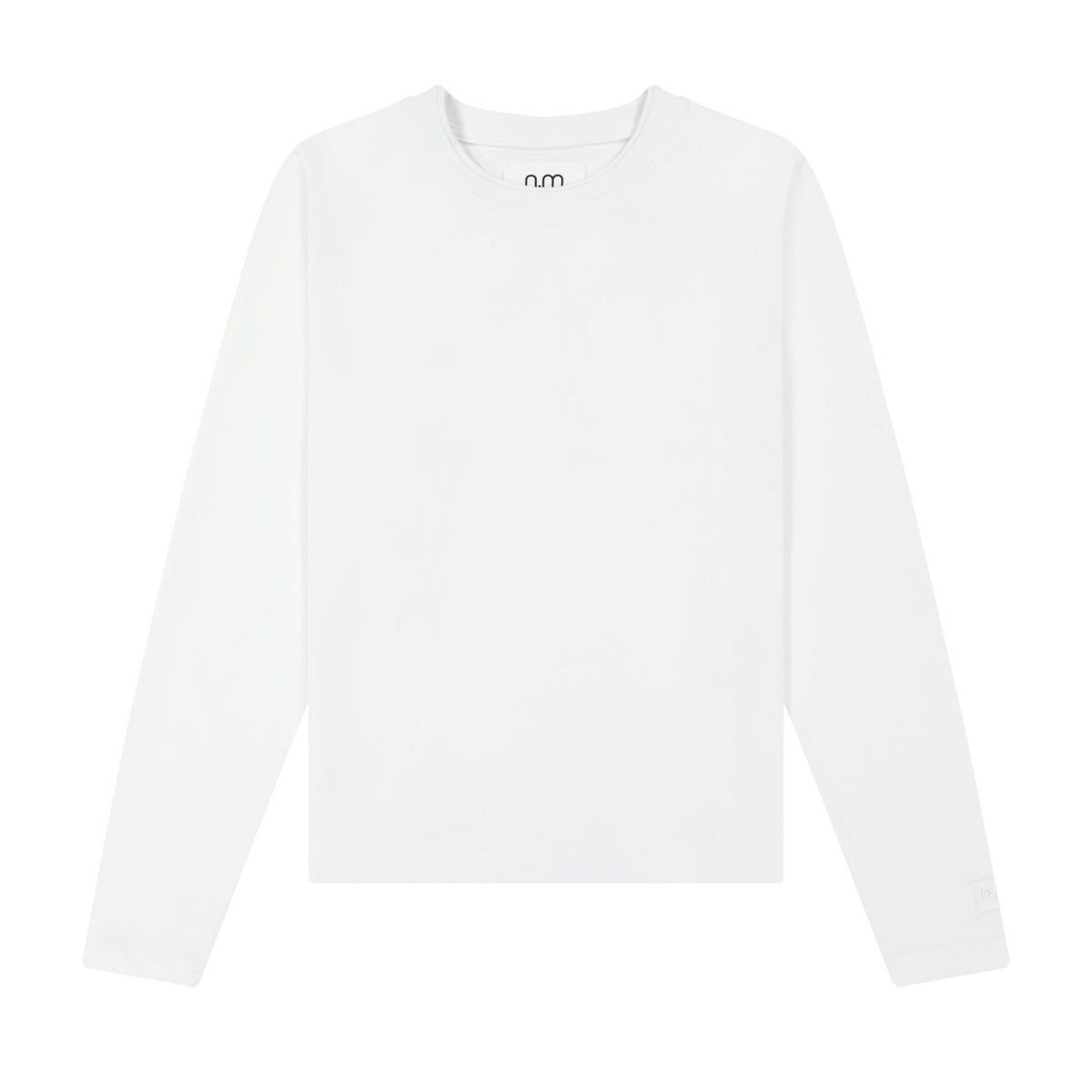 Solid Crewneck Tee - White - shopndotm - Young Adult/Women Clothing