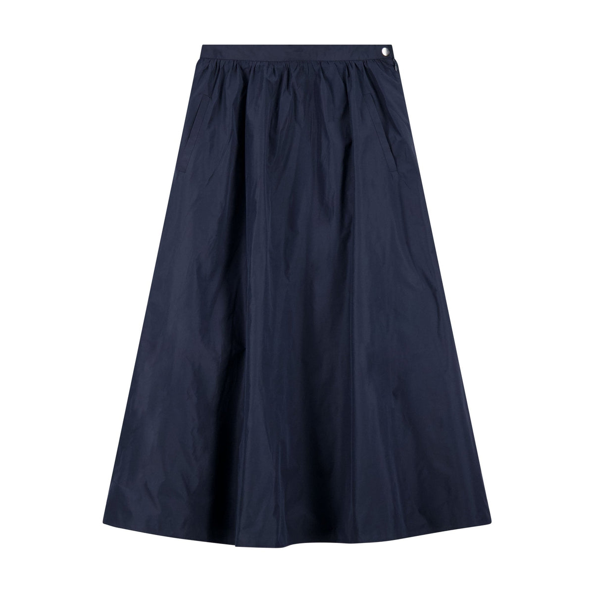 Taffeta Gathered Skirt - Navy - shopndotm - Teen Clothing