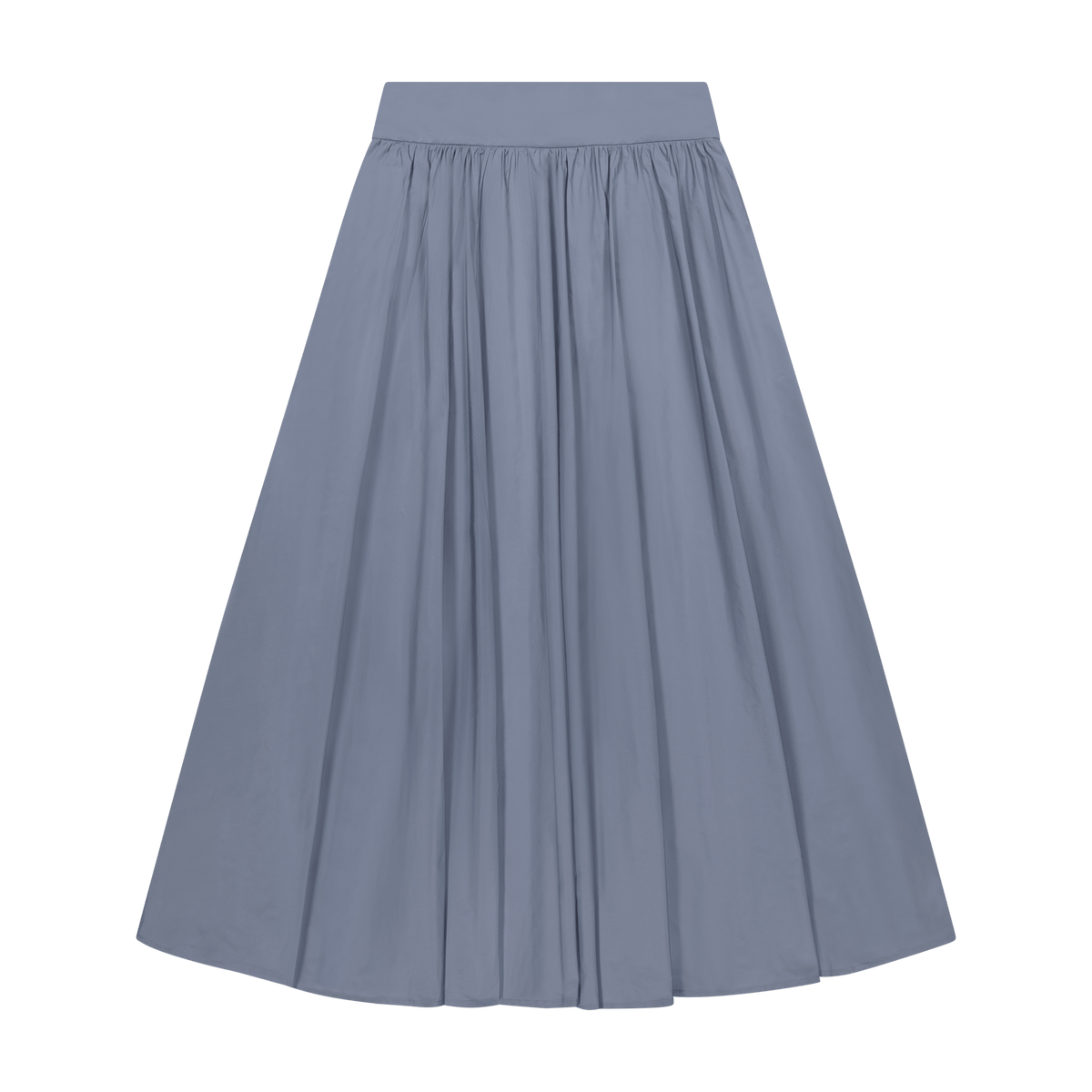 Taffeta Skirt - Slate Blue - shopndotm - Teen Clothing
