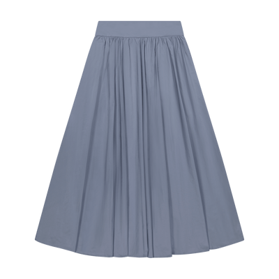 Taffeta Skirt - Slate Blue