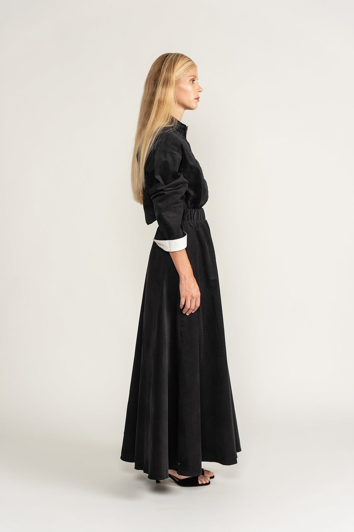 Textured Co-Ord Set - Black - shopndotm - Teen Clothing