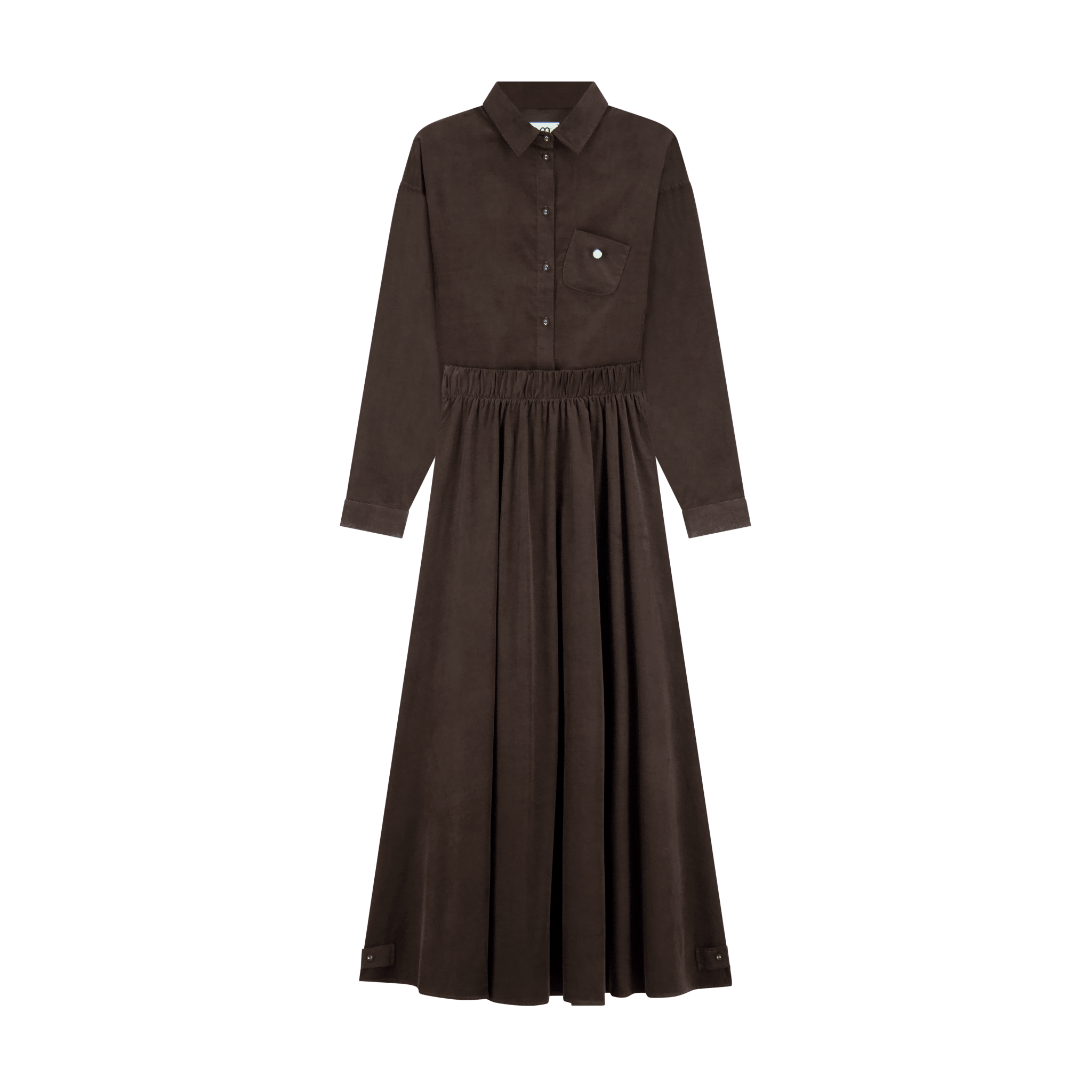 Textured Co-Ord Set - Brown - shopndotm - Teen Clothing