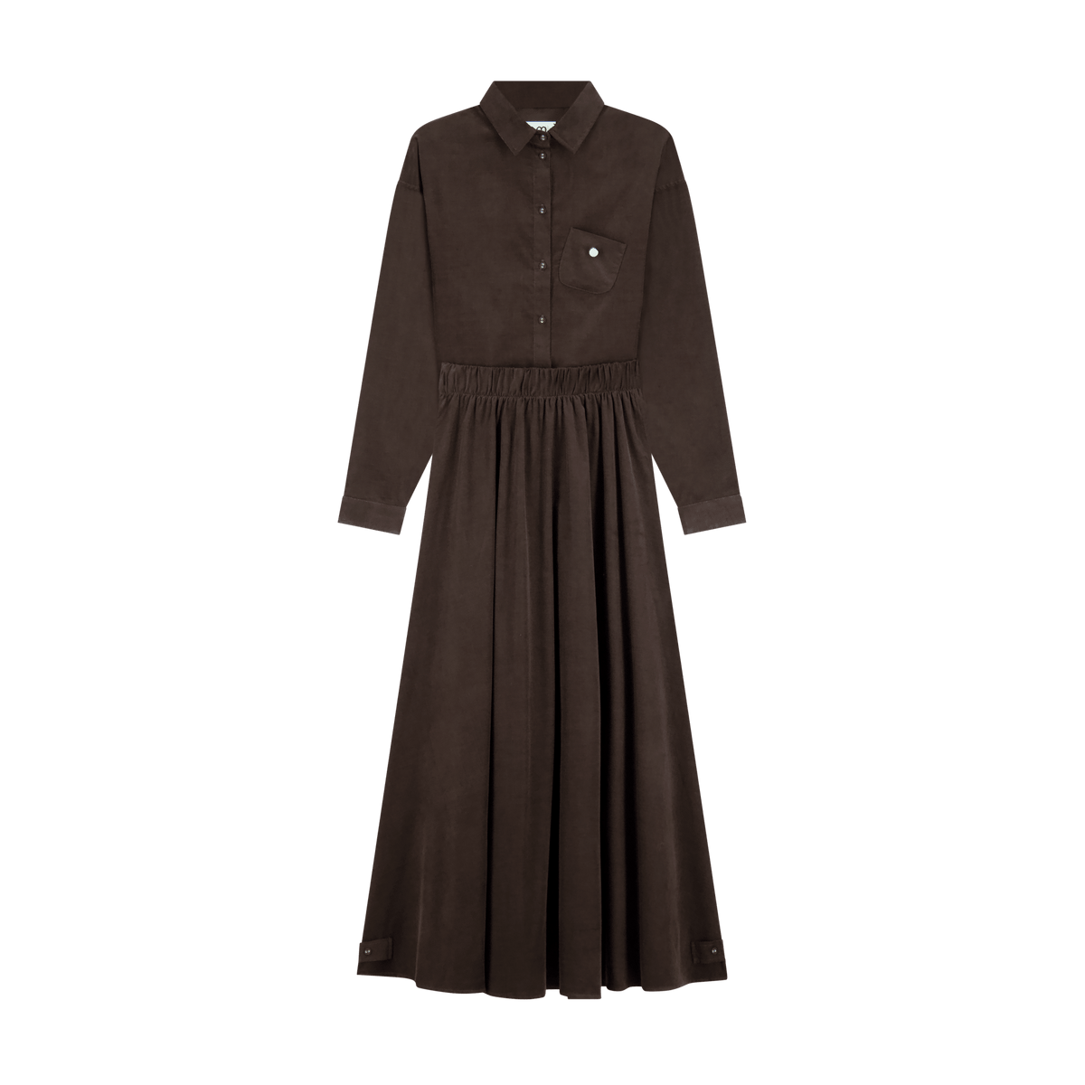 Textured Co-Ord Set - Brown - shopndotm - Young Adult/Women Clothing