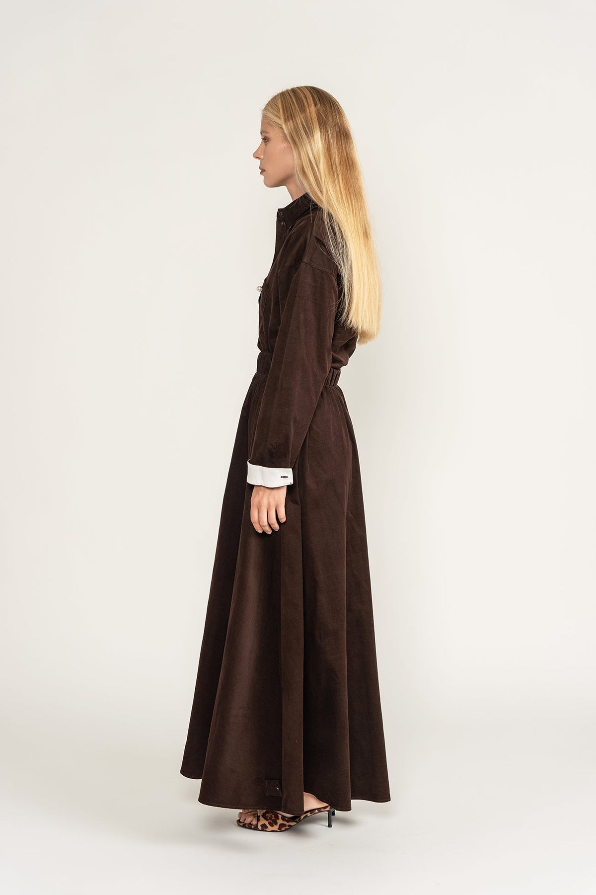 Textured Co-Ord Set - Brown - shopndotm - Young Adult/Women Clothing