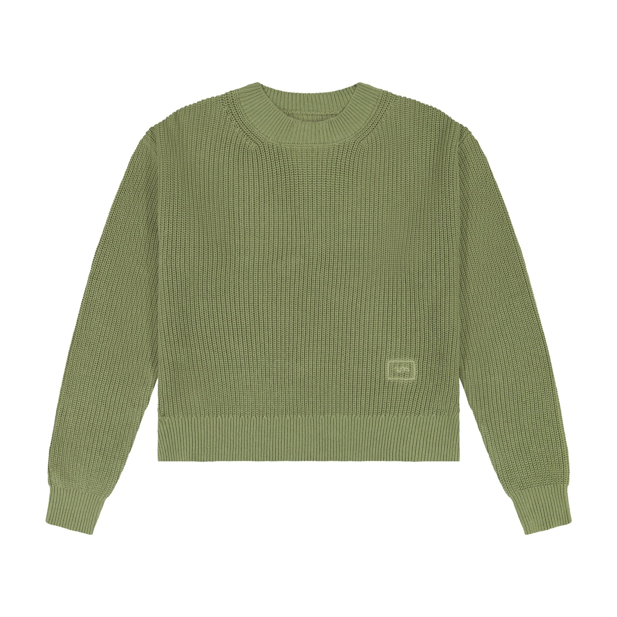 Textured Knit Sweater - Sage - shopndotm - Teen Clothing
