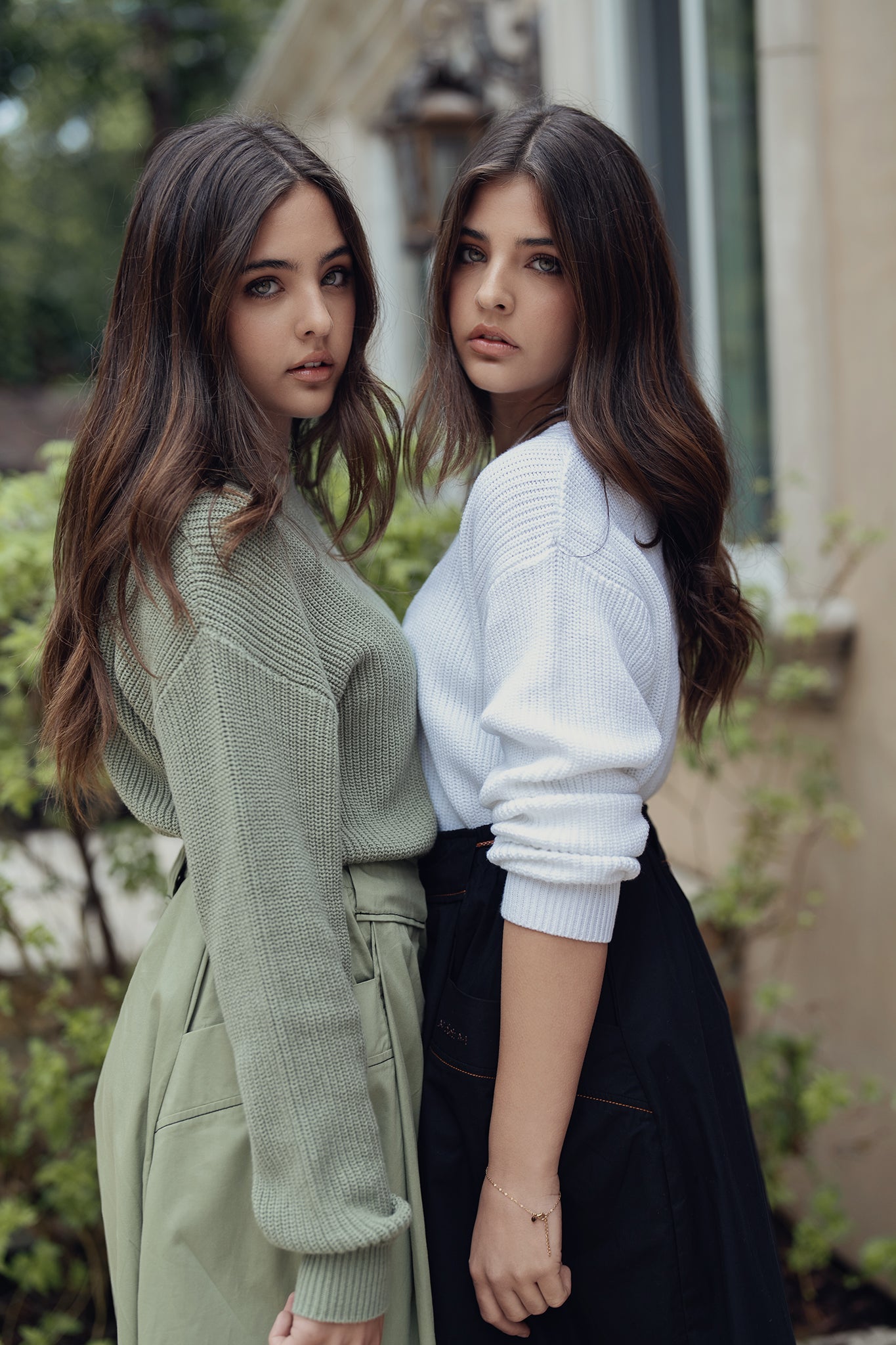Textured Knit Sweater - Sage - shopndotm - Teen Clothing