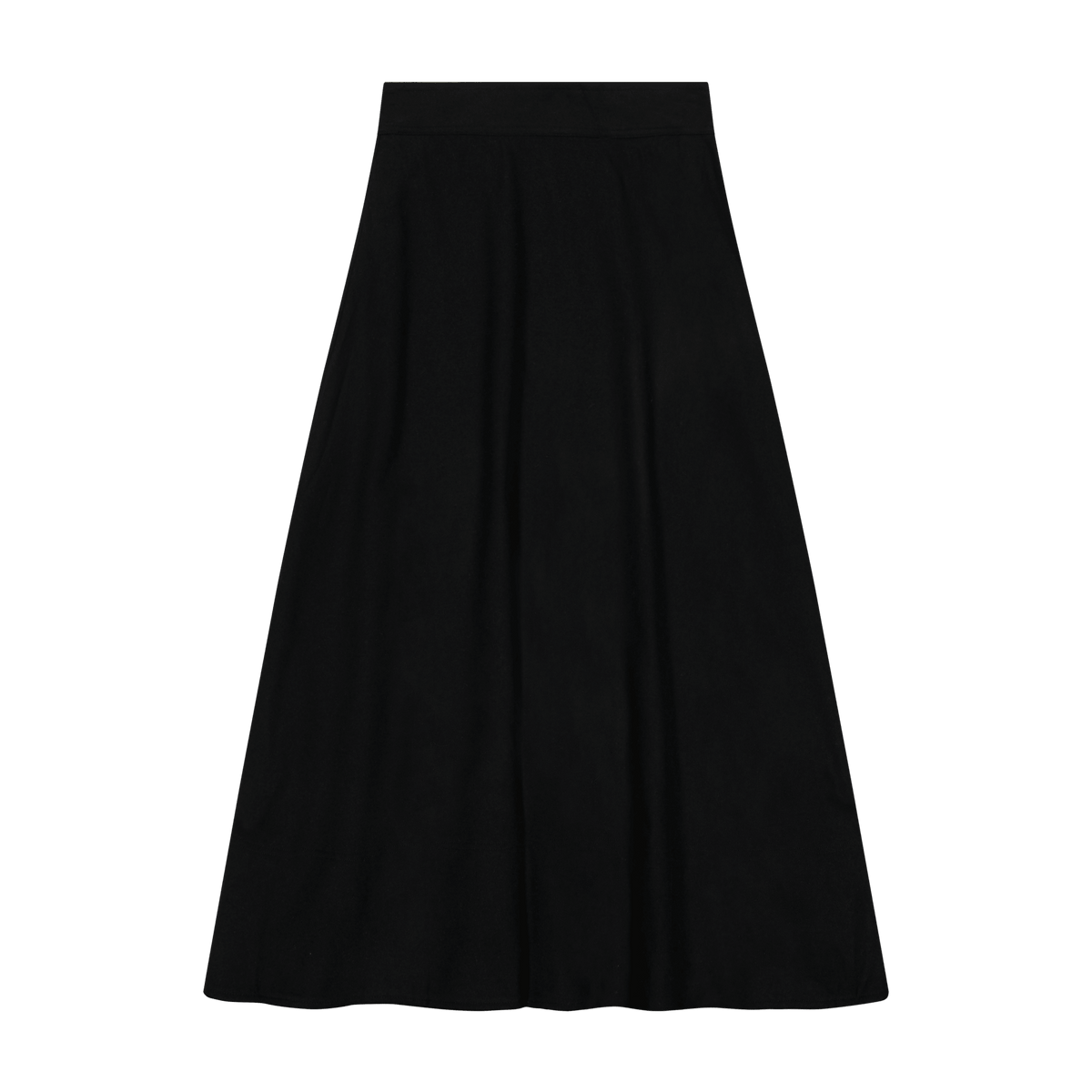 Wool Circle Skirt - Black - shopndotm - Young Adult/Women Clothing
