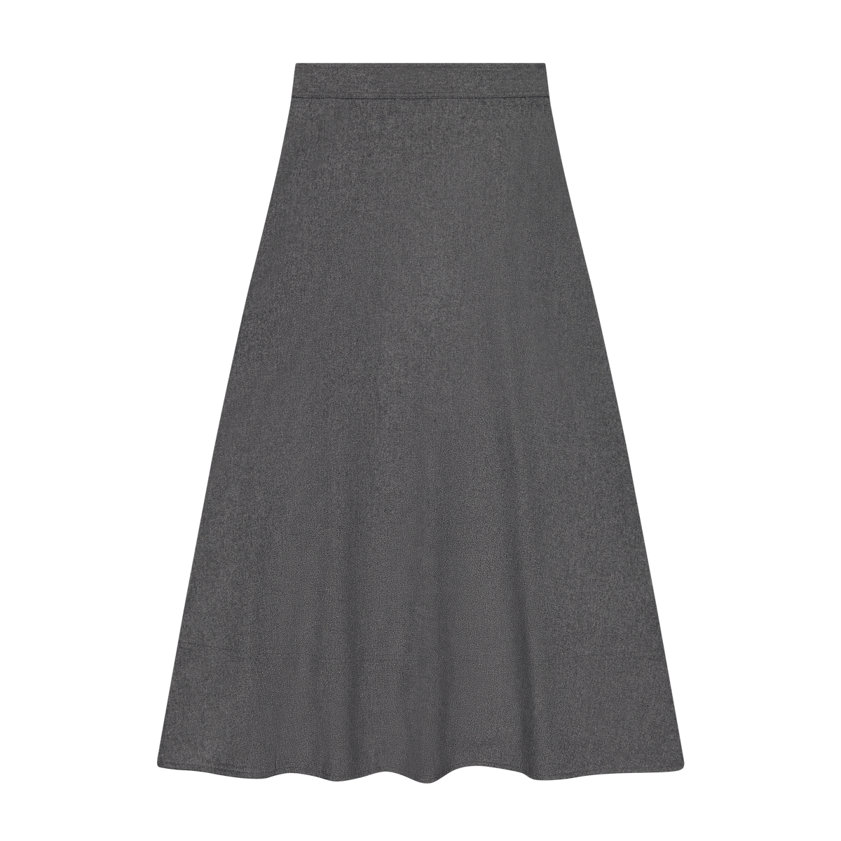 Wool Circle Skirt - Grey - shopndotm - Young Adult/Women Clothing
