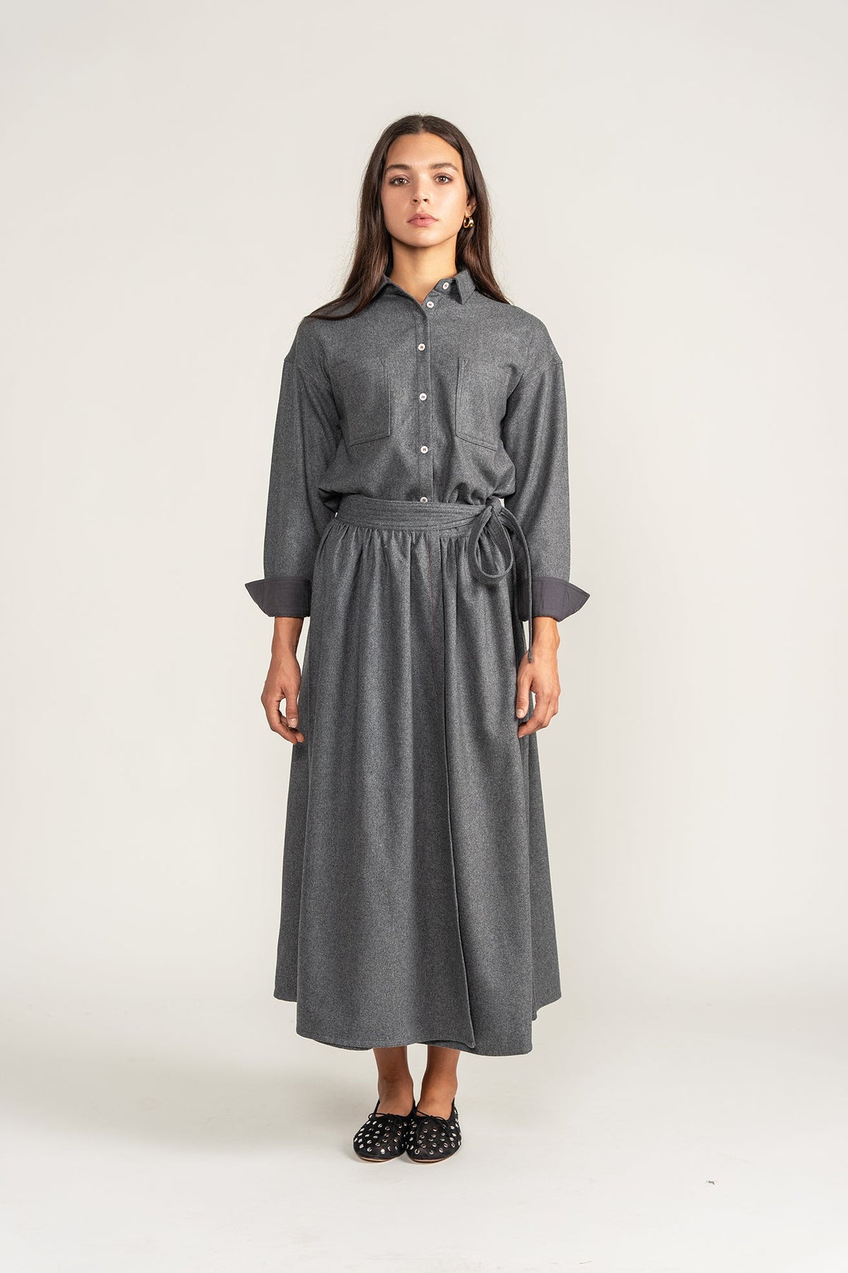 Wool Shirt Set - shopndotm - Young Adult/Women Clothing